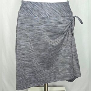 Freedom Trail by Kyodan Grey Space Dye Asymmetrical Skirt NWOT Size L